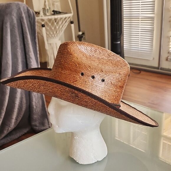 Justin Bent Rail Western Hat - Picture 1 of 11